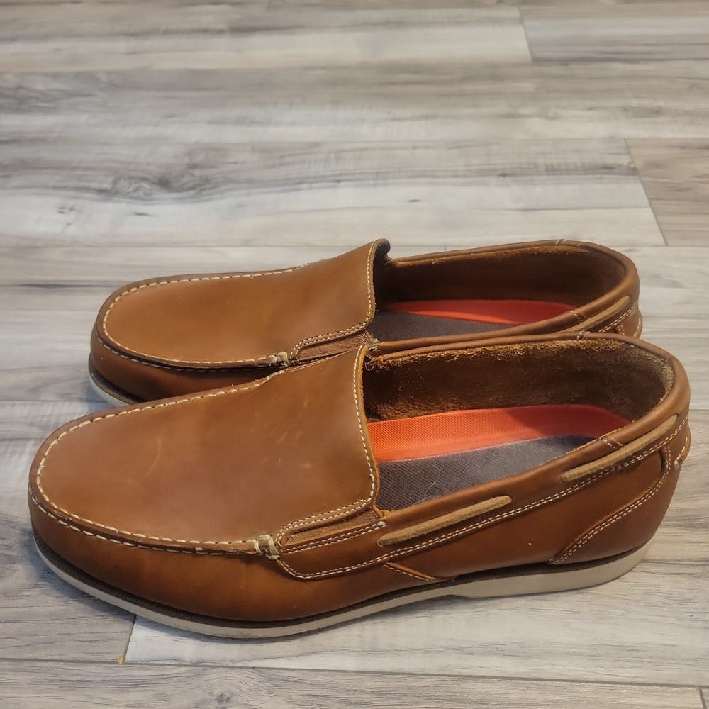 Rockport‎  Shoes Mens 11.5 Brown Slip-On Leather Loafer